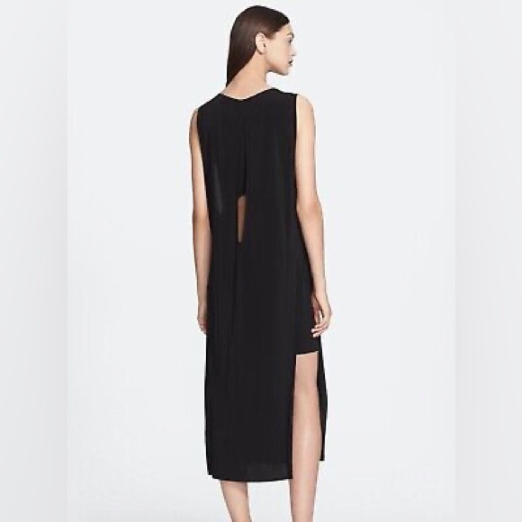 Helmut Lang Faint High Slit Jersey Dress - Picture 1 of 5